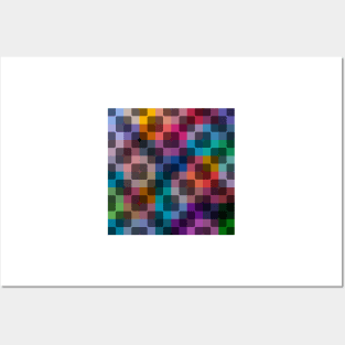 Colorful squares Posters and Art